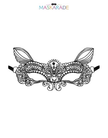 Loup broderie souple Pleine Lune