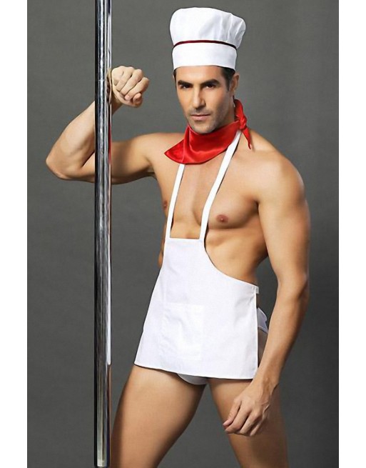 Tenue de cuisinier sexy - 4 pièces Tenue de cuisinier sexy - 4 pièces