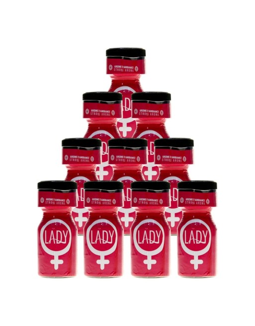 Pack 10 Poppers Lady 10ml