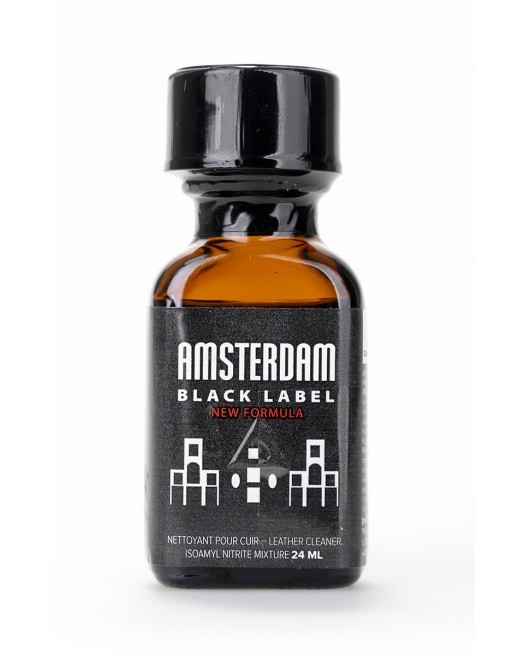 Poppers Amsterdam Black  label 24ml