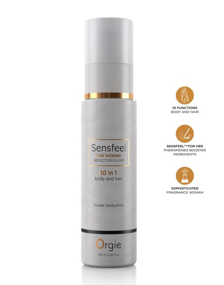 Elixir de Séduction Sensfeel 10 en 1 Pour Femme