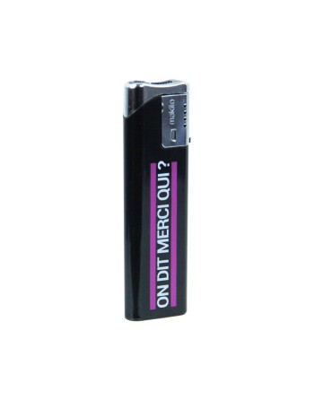 Briquet noir Jacquie et Michel