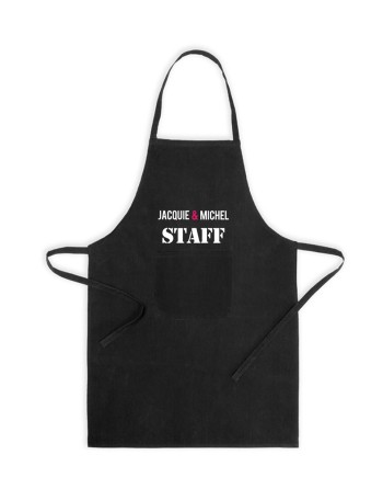 Tablier Staff - Jacquie et Michel