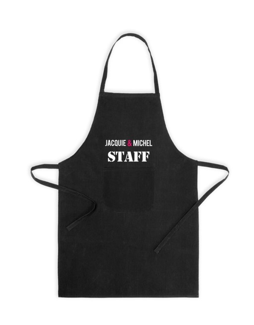 Tablier Staff - Jacquie et Michel Tablier Staff - Jacquie et Michel