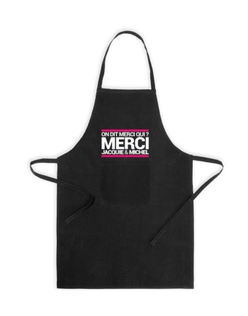Tablier JM - On dit merci qui