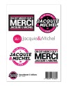 Assortiment 5 stickers JM