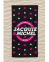 Serviette de plage Jacquie et Michel Bisous