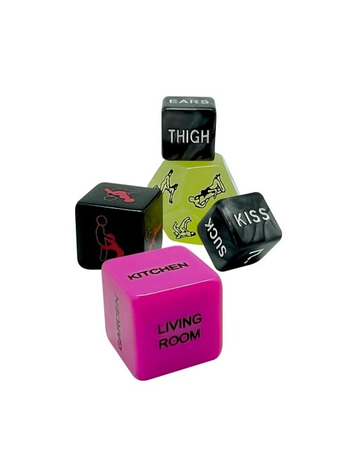 Set 5 dés coquins Ooo - Wooomy Set 5 dés coquins Ooo - Wooomy