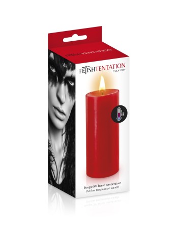 Bougie basse température rouge