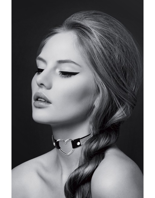 Collier strass et coeur - Bijoux Pour Toi Collier strass et coeur - Bijoux Pour Toi