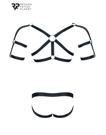 Ensemble harnais et jockstrap ouvert - Regnes