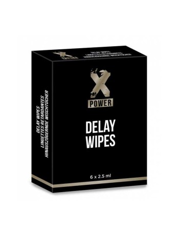 6 lingettes retardantes - XPOWER