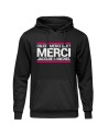 Sweat à capuche JM On dit merci qui ?