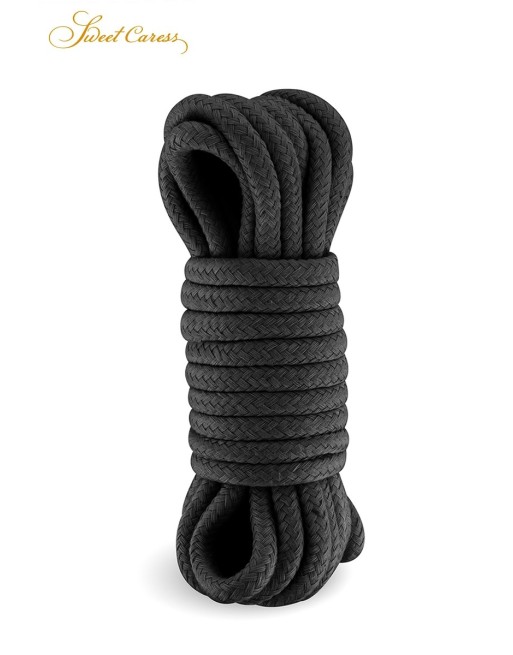 Corde de bondage noire 5m - Sweet Caress Corde de bondage noire 5m - Sweet Caress
