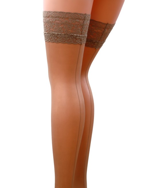 Bas couture ST022 beige 17 deniers - Passion Bas couture ST022 beige 17 deniers - Passion