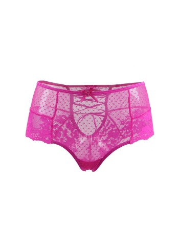 Tanga sexy rose à laçage