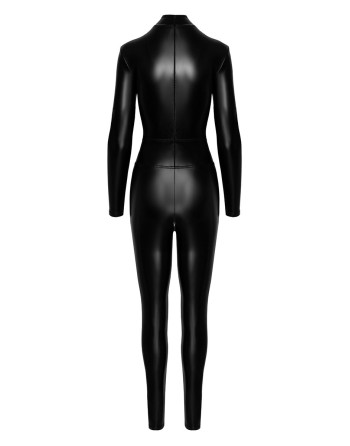 Combinaison intégrale Caged avec anneaux F319 wetlook