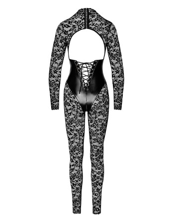 Combinaison corset Enigma F299 dentelle et wetlook