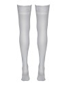 Bas autofixants blanc - Cotelli Legwear