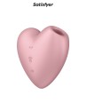 Double stimulateur Cutie Heart rose - Satisfyer