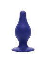 Plug anal double densité bleu 9,3 cm - SilexD