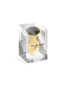 Plug bijou aluminium or et noir S - Hidden Eden
