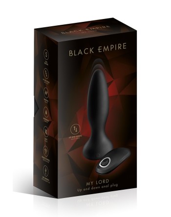 Plug anal va-et-vient télécommandé - Black Empire
