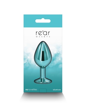 Plug bijou aluminium chromé vert M