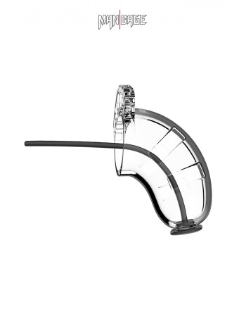 Cage de chasteté 6,5cm avec plug d'urètre - ManCage 15