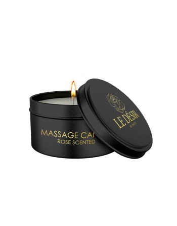 Bougie de massage érotique rose 100g - Le Désir