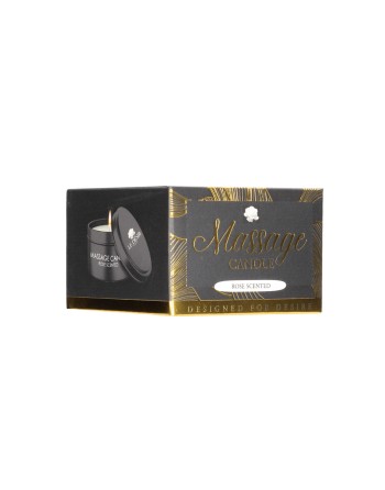 Bougie de massage érotique rose 100g - Le Désir
