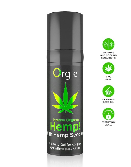 Gel intime d'excitation Hemp Intense Orgasm 15ml Gel intime d'excitation Hemp Intense Orgasm 15ml