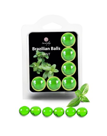 6 Brazilian Balls - menthe