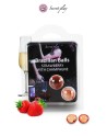 2 Brazilian Balls - fraise  champagne