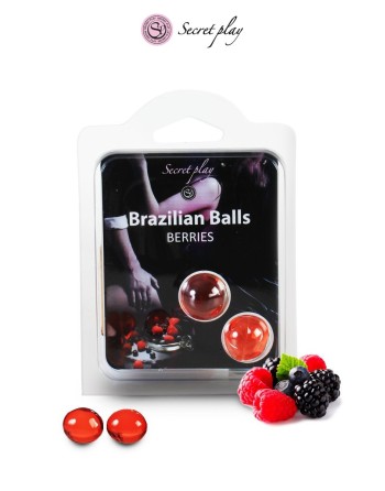 2 Brazilian Balls - baies rouges