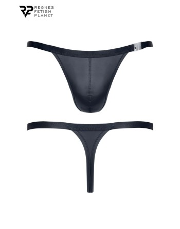 String noir wetlook - Regnes