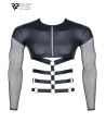 T-shirt harnais wetlook et maille - Regnes