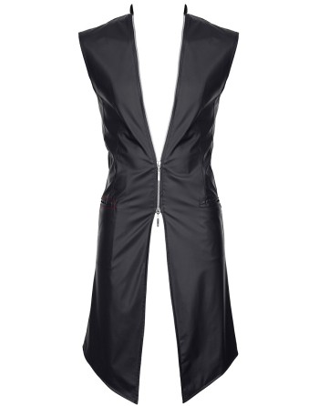 Veste longue sans manche wetlook Marco - Regnes