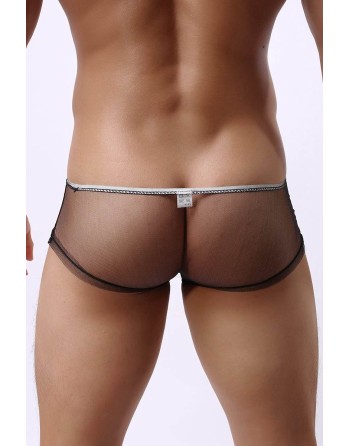 Slip noir transparent - Paris Hollywood