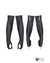 Gants longs en wetlook avec fermetures éclair - Regnes