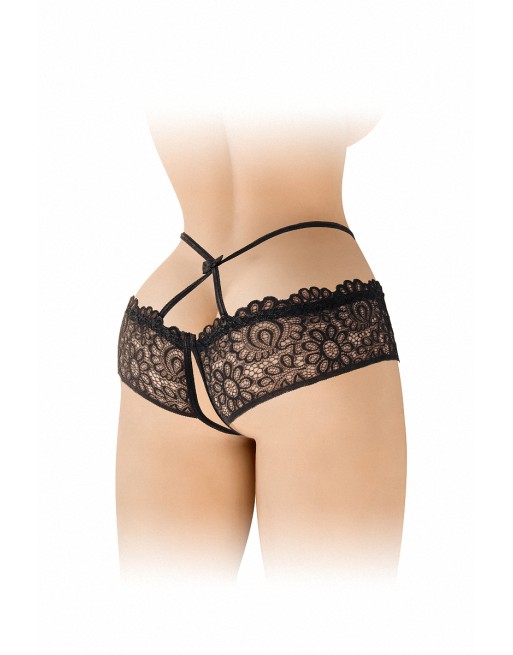 Culotte ouverte noire Celia - Fashion Secret Culotte ouverte noire Celia - Fashion Secret