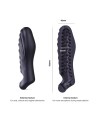 Gaine de pénis 3 en 1 Ryzer Black Plum - Man Wan